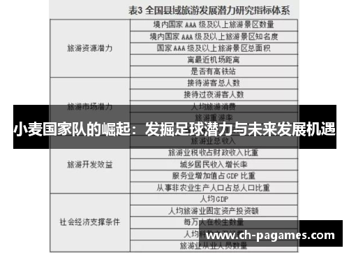 小麦国家队的崛起:发掘足球潜力与未来发展机遇 小麦国家队的崛起:发掘足球潜力与未来发展机遇
